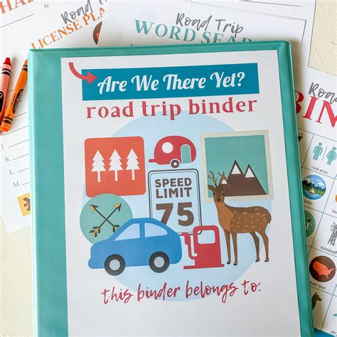Road Trip Binder Printables